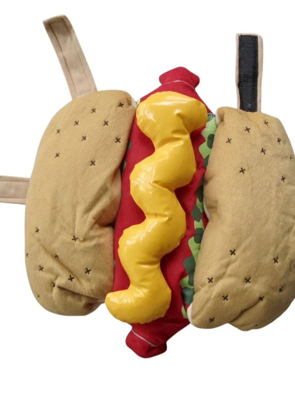Puppy Dog Costume Hotdog Bun & All the Fixings Dog Size Small Cosplay HALLOWEEN